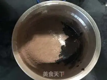 Make Chocolate dent cake step 2