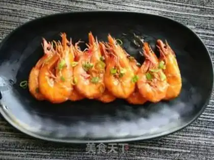 Make Tomato oil and shrimp step 7
