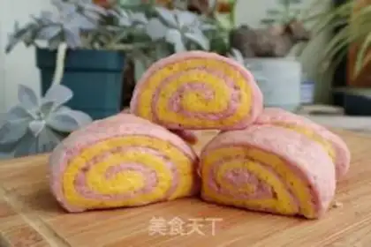 Make Double-coloured rolls step 12