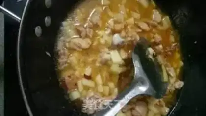 Make Potatoes, chicken legs step 9