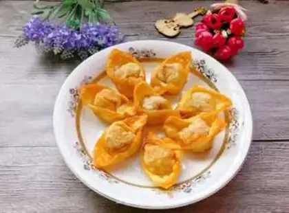 Make Fried dumplings step 11