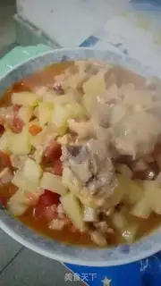 Make Potatoes, chicken legs step 11
