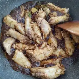 Make Red chicken neck step 4