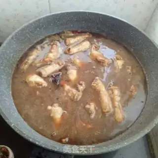 Make Red chicken neck step 5