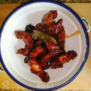 Make Red chicken neck step 7