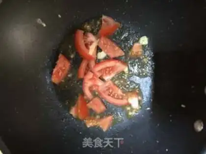 Make Tomato egg noodles step 3