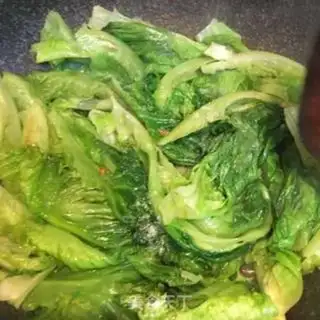 Make Garlic lettuce step 3