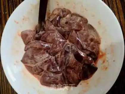 Make Onion fried liver step 2