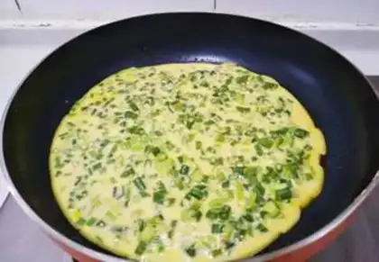 Make Onion omelet step 8