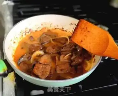 Make Onion fried liver step 6