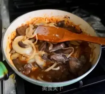 Make Onion fried liver step 8