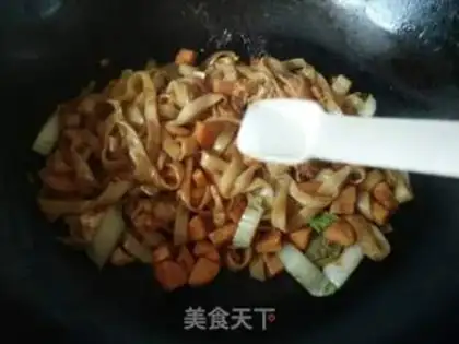 Make The cabbage hot dog fried the powder step 10