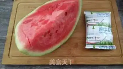 Make Coconut melon step 0