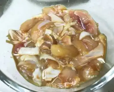 Make Potato pine fried chicken step 2