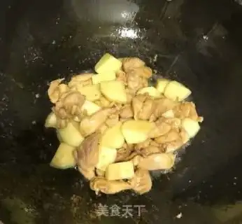 Make Potato pine fried chicken step 5