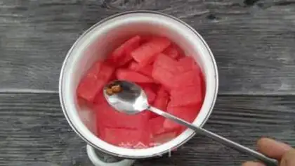 Make Coconut melon step 1