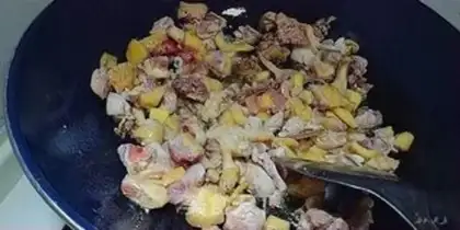 Make Beer pepper chicken step 2