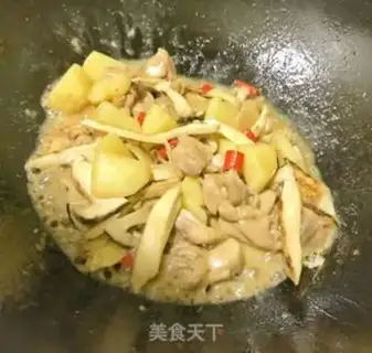 Make Potato pine fried chicken step 9