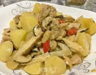 Make Potato pine fried chicken step 10