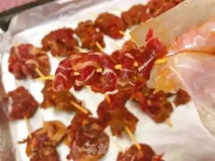 Make Toothpick beef step 5
