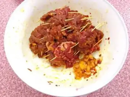 Make Toothpick beef step 6
