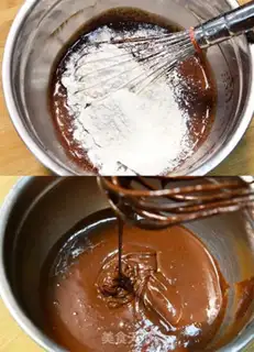 Make Dirty cake step 4