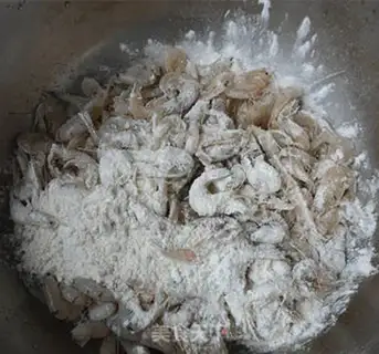 Make The rice shrimp step 2
