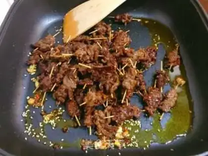 Make Toothpick beef step 12