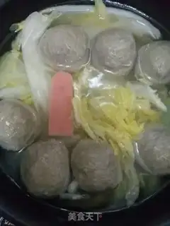Make Meatball emerald soup step 4