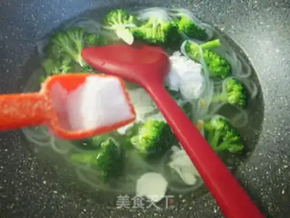 Make The salted duck eggs, orchid soup step 3