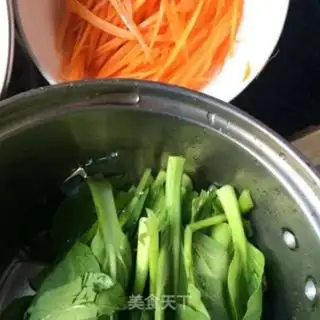 Make Carrot bean sprouts step 2