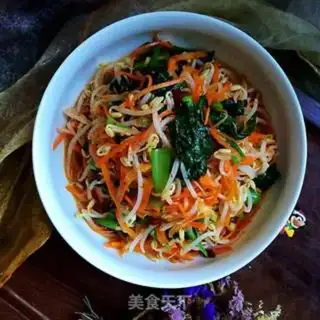 Make Carrot bean sprouts step 8