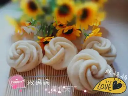 Make Rose buns step 11