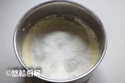 Make Chestnut sponge cake step 6