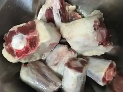 Make Cowtail snow soup step 1