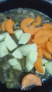 Make Curry beef rice step 4
