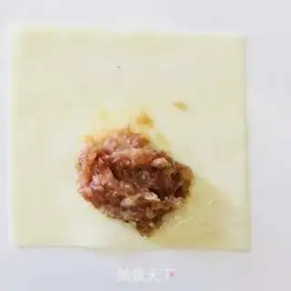 Make Spring rolls with tweed step 1