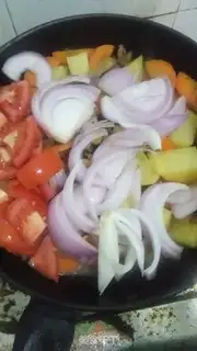 Make Curry beef rice step 5