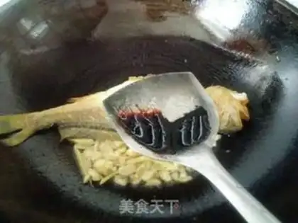 Make Red-burned yellow fish step 6