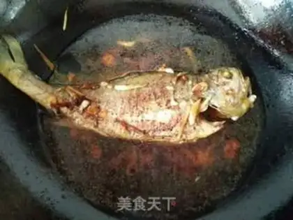 Make Red-burned yellow fish step 7