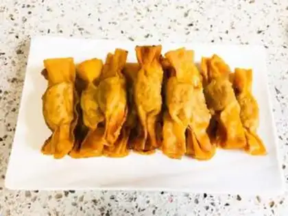 Make Spring rolls with tweed step 6