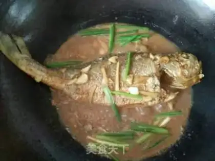 Make Red-burned yellow fish step 9