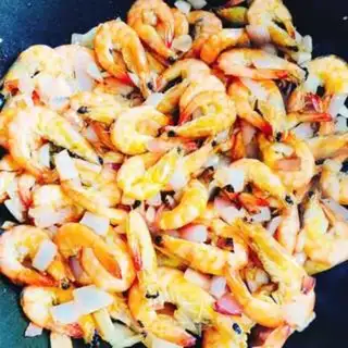 Make Pepper salt onion shrimp step 5