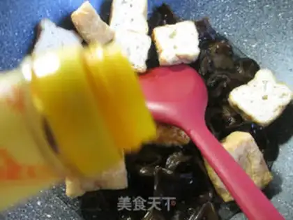 Make Blackwood, oil, tofu step 4