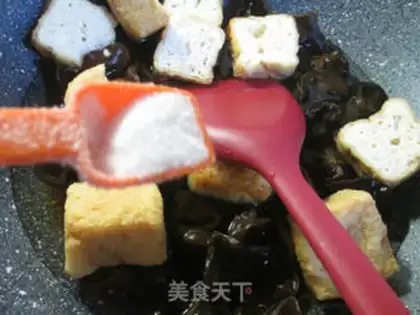 Make Blackwood, oil, tofu step 5