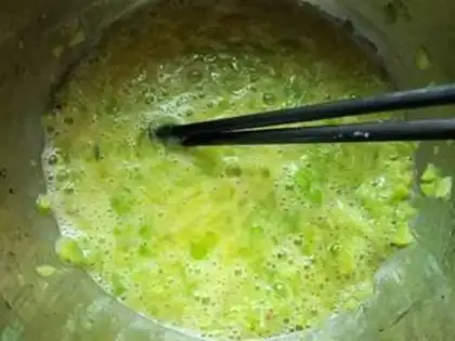 Make Bitter melon pie step 8