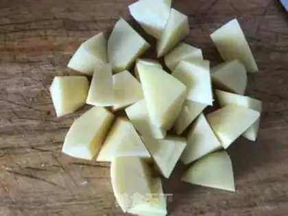 Make Chicken wings and potatoes step 1
