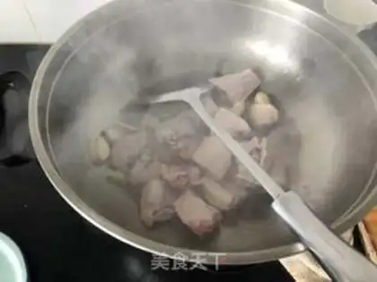 Make Chicken wings and potatoes step 3