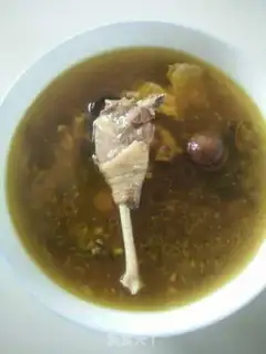 Make Old hen mushroom soup step 4
