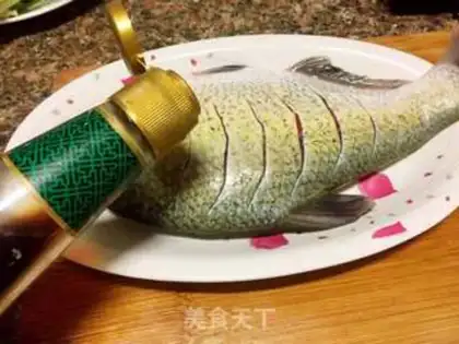 Make Scrambled fish step 1